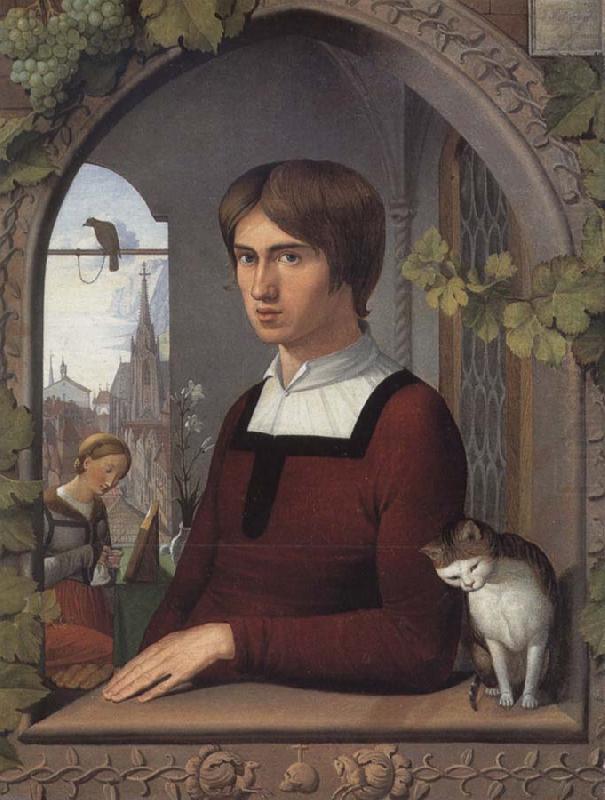 Portrait of the Painter Franz Pforr, Friedrich overbeck